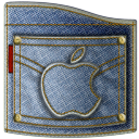 Jeans Apple Icon 128x128 png